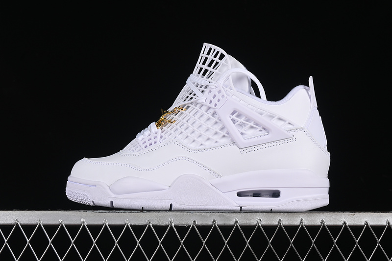 Nike Air Jordan 4 Retro Net White Sneakers