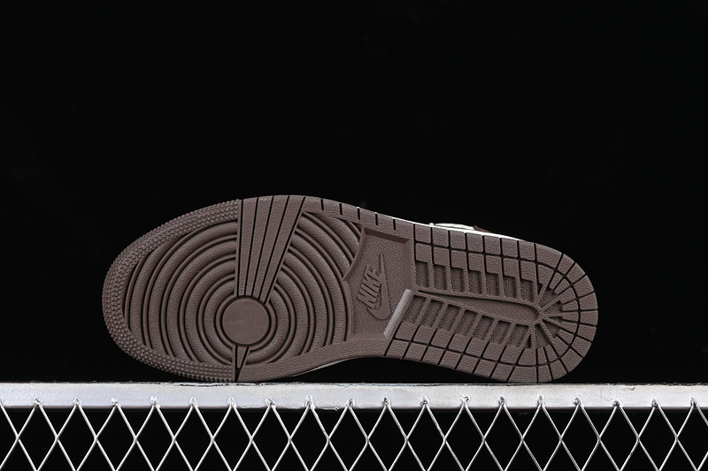 Nike Air Jordan 1 Low OG SP Travis Scott Fragment Design LV Rice Brown Yellow White Sneakers