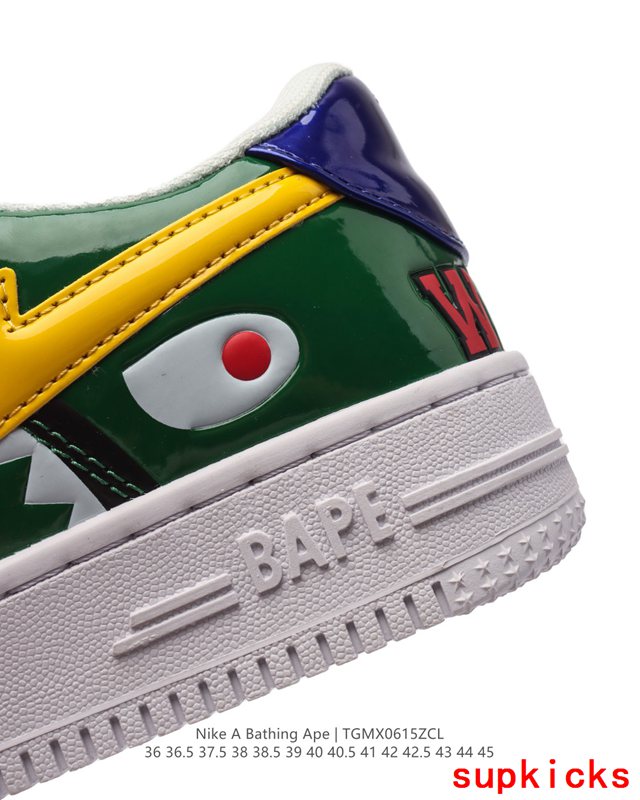 A Bathing Ape Bape Sta Low Shark Green