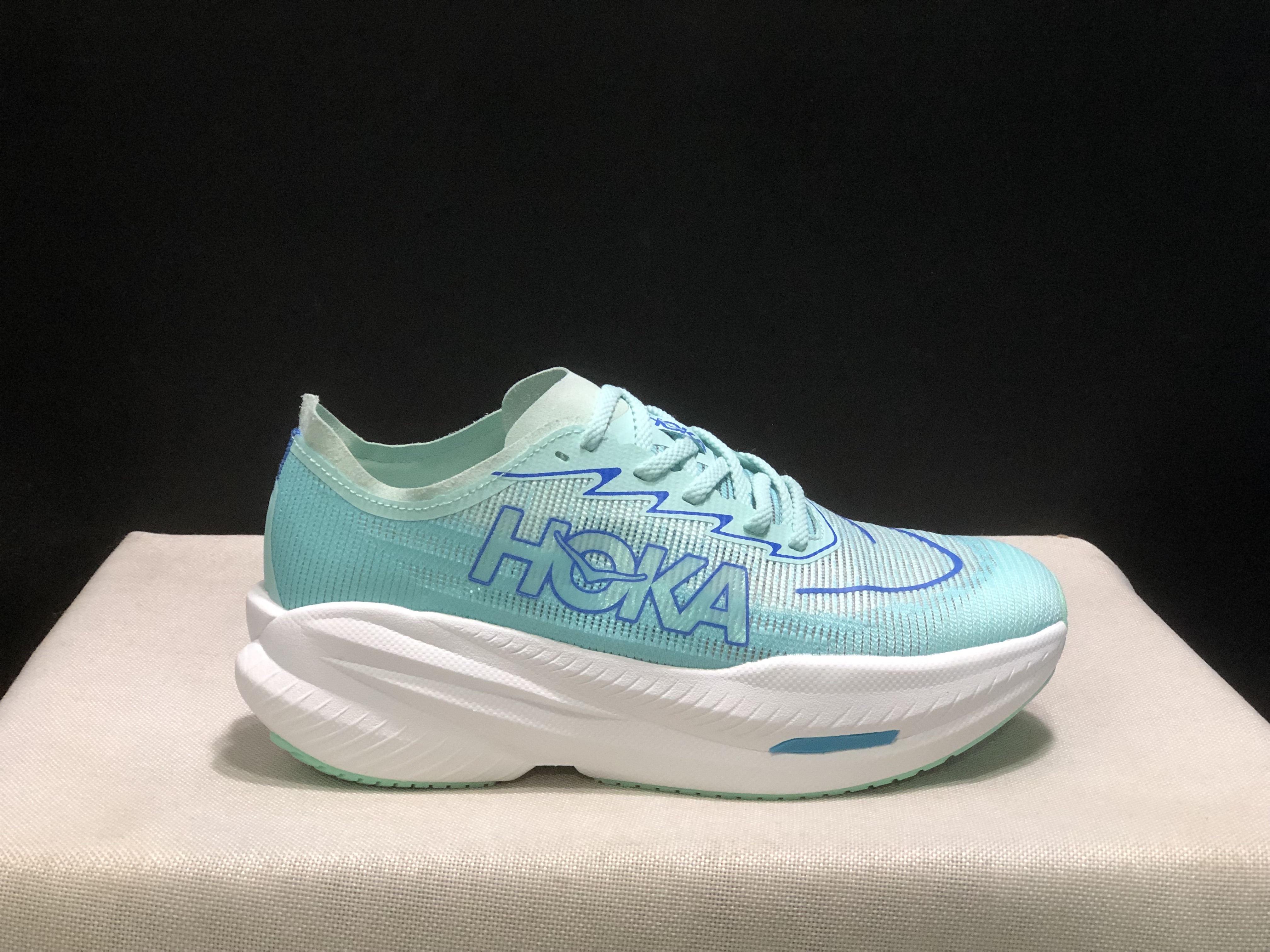 Hoka One One Mach X 2 Anti-slip Low-top Running Shoes Teal