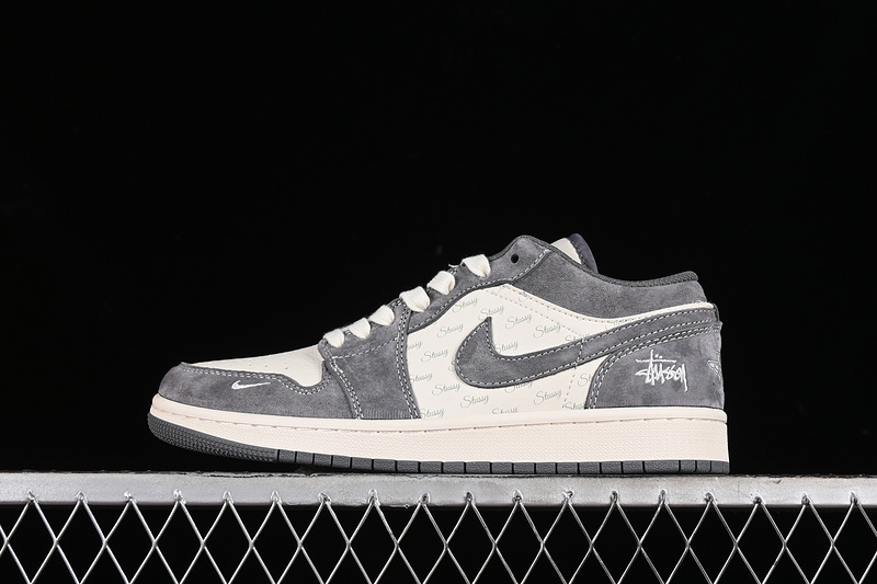 Nike Air Jordan 1 Low Neutral Grey White Sneakers