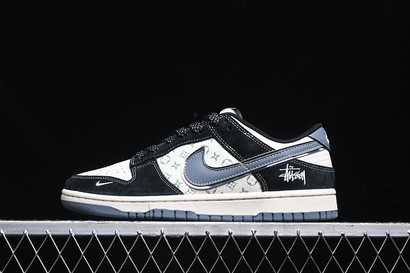 Nike Air Jordan SB Dunk Low Blue Sole White Black Sneakers