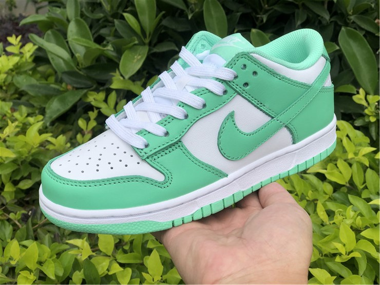 Nike Dunk Low Retro Green Glow White Sneakers