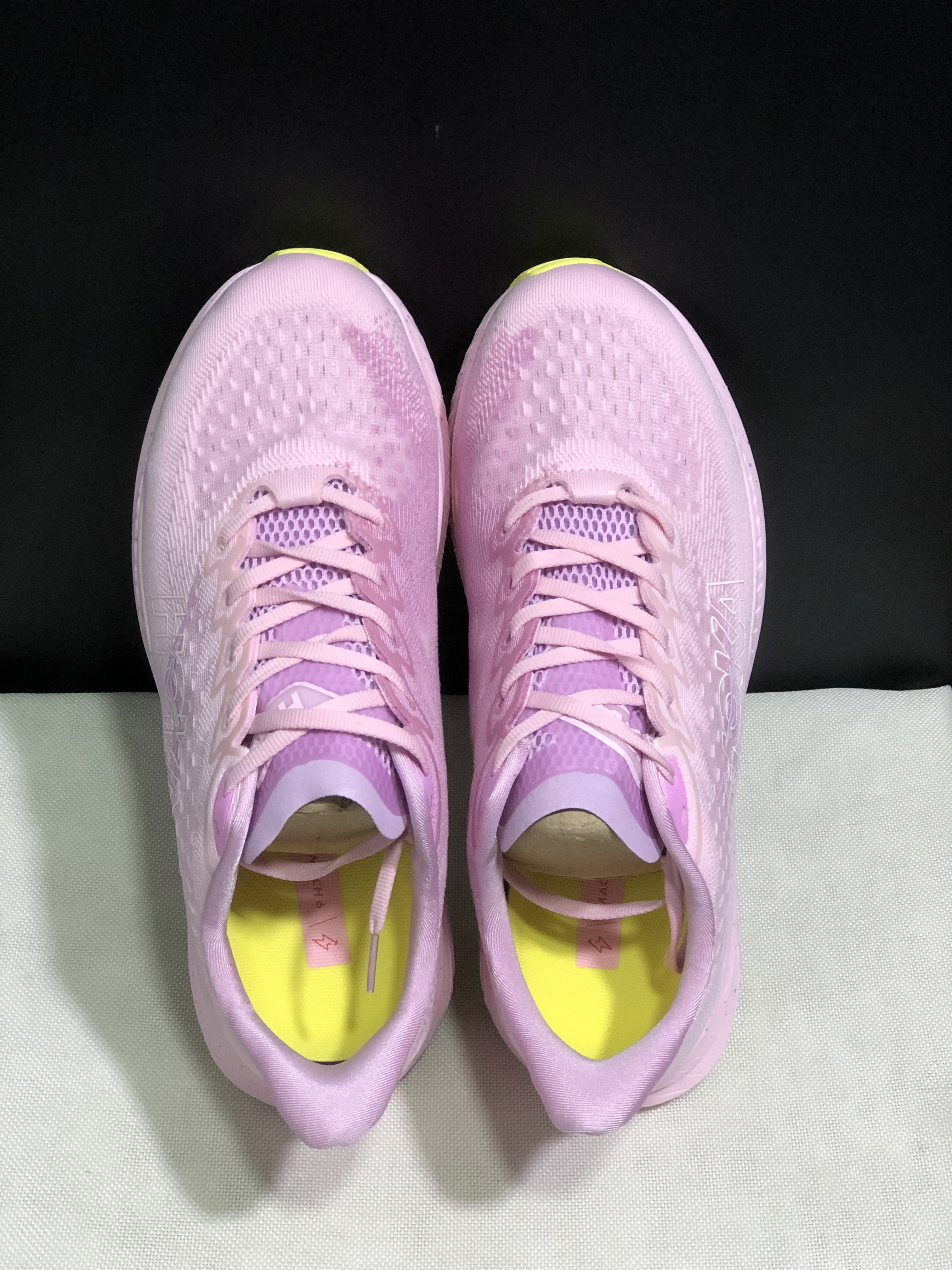 Hoka One One Mach 6 Wear-resistant Breathable Low-top Running Shoes Sneakers Pink