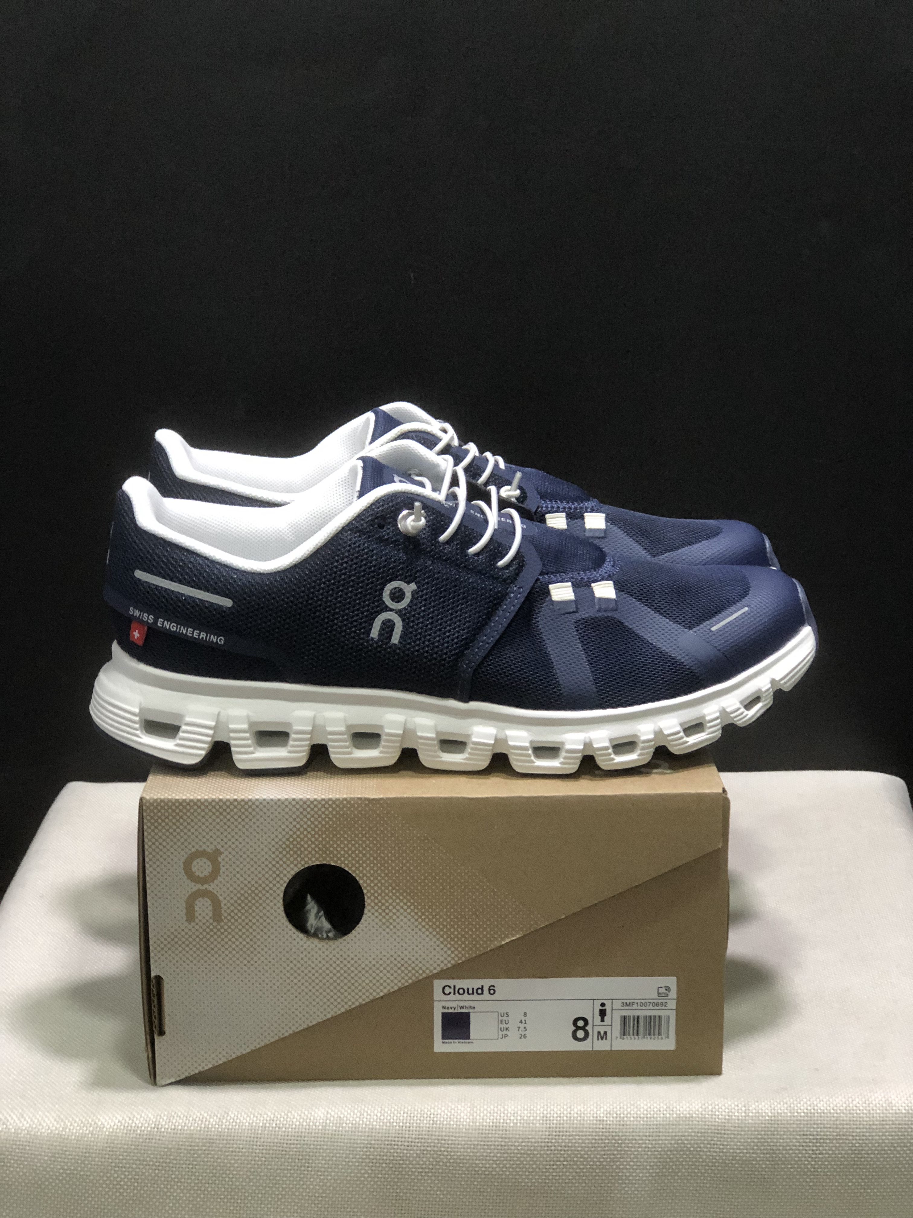 On Running Cloud 6 Dark Blue Casual Life Shoes