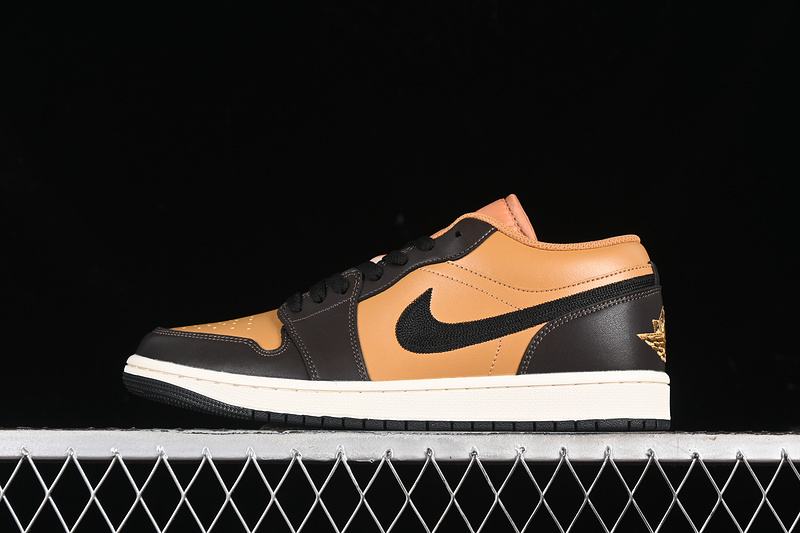 Nike Air Jordan 1 Low Baroque Brown Black Sneakers