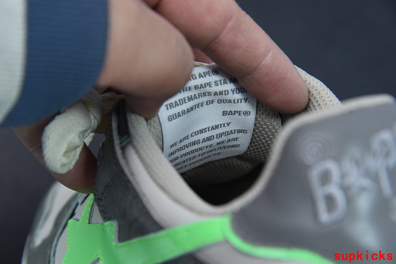 A Bathing Ape Bape Sta Low Grey Green