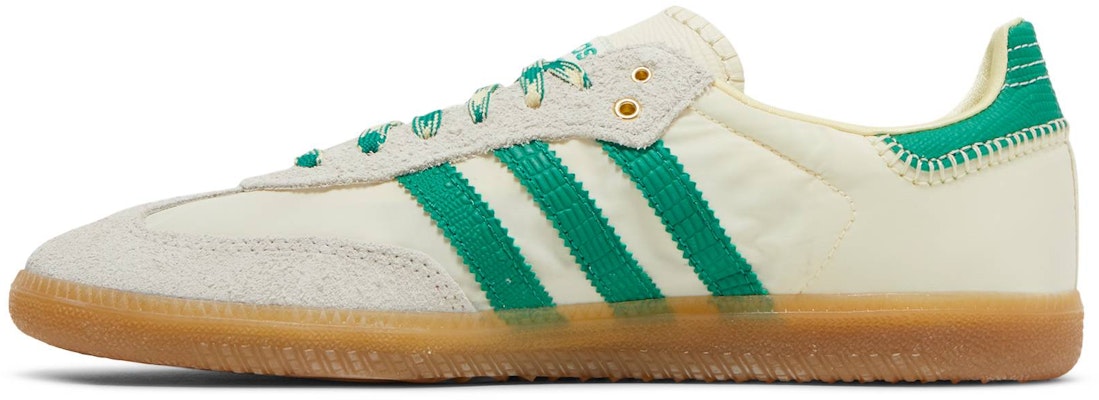 Wales Bonner Adidas Samba Cream White Bold Green GY4344 Shoes