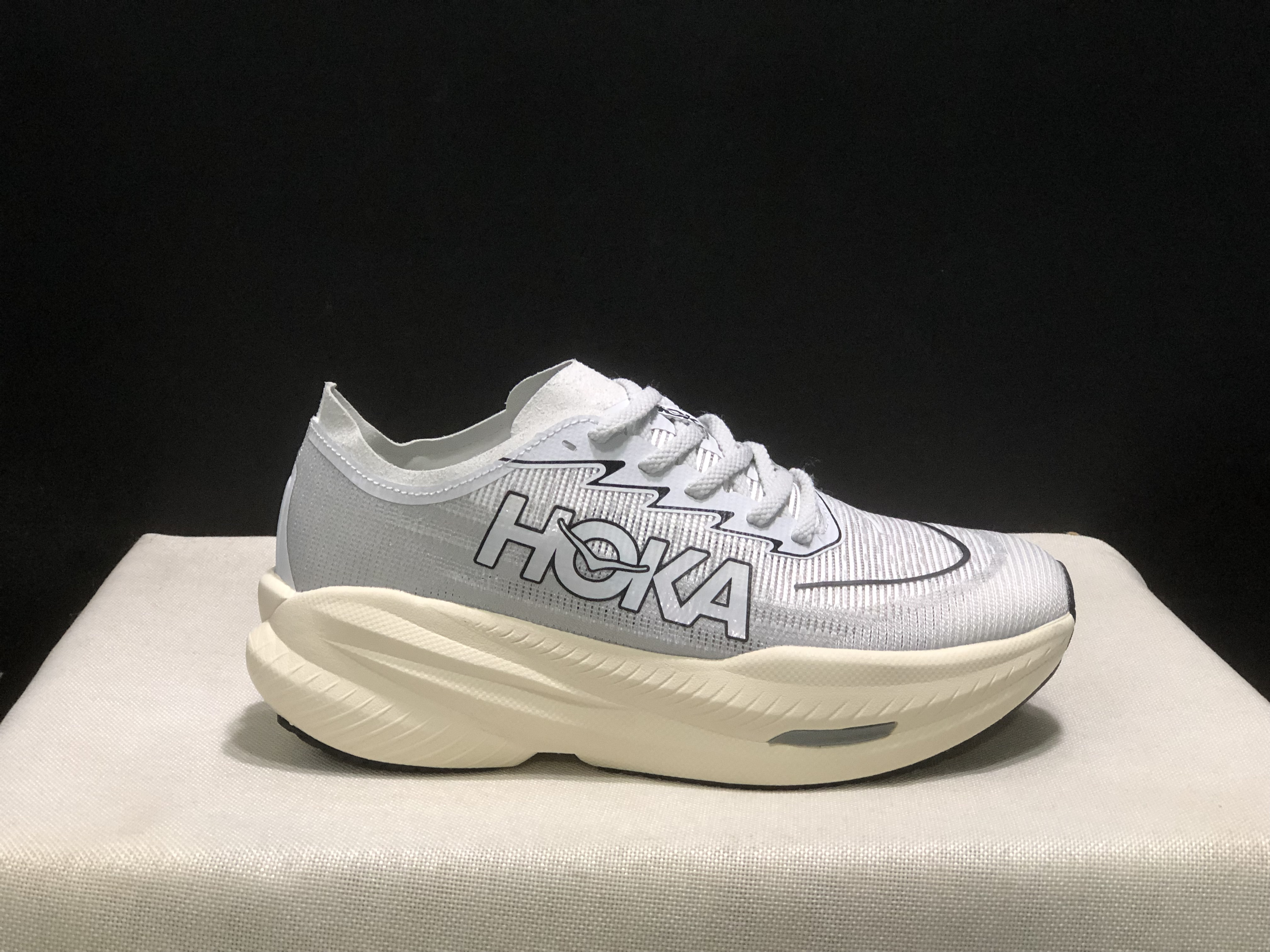 Hoka One One Mach X 2 Anti-slip Low-top Running Shoes Grey