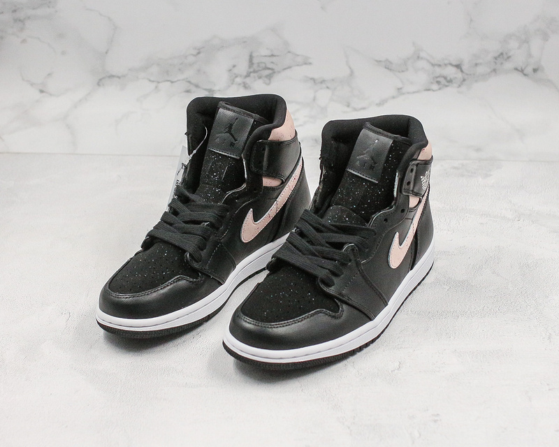 Nike Air Jordan 1 Retro High PRM Black Silt Red Sneakers