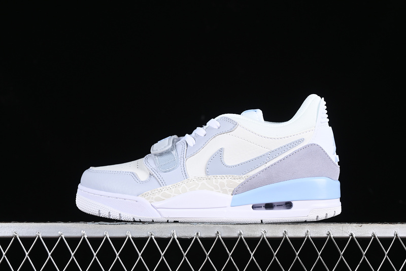 Nike Air Jordan Legacy 312 Low White Grey Blue Sneakers