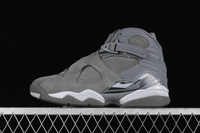 Nike Air Jordan 8 Retro Wolf Grey Sneakers