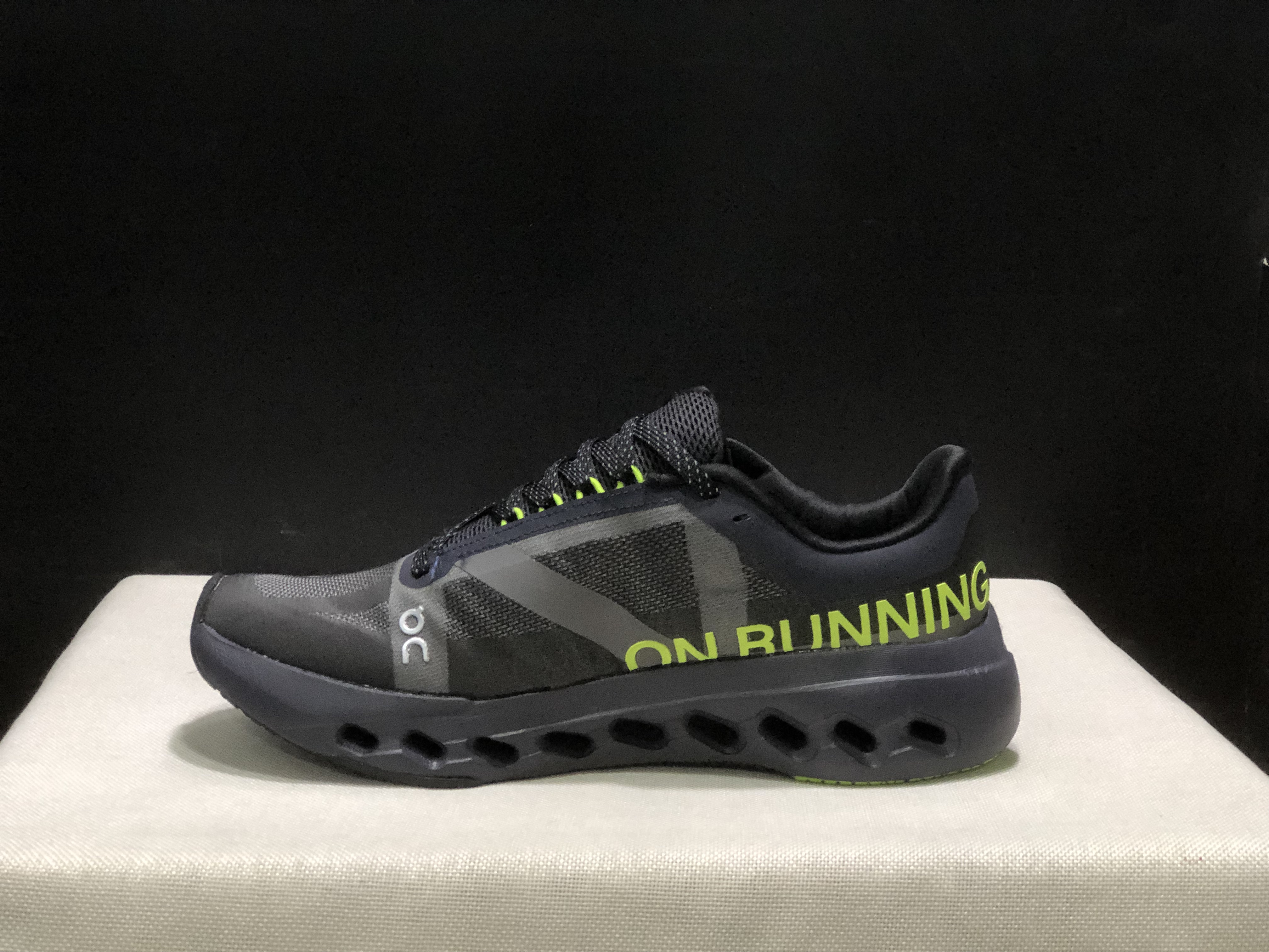 On Running Cloudsurfer Next Casual Running Shoes Black/Iron Grey