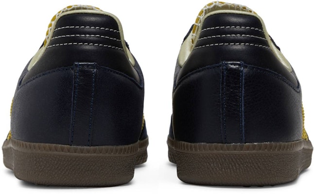 Wales Bonner Adidas Samba Collegiate Navy Yellow S42595 Shoes