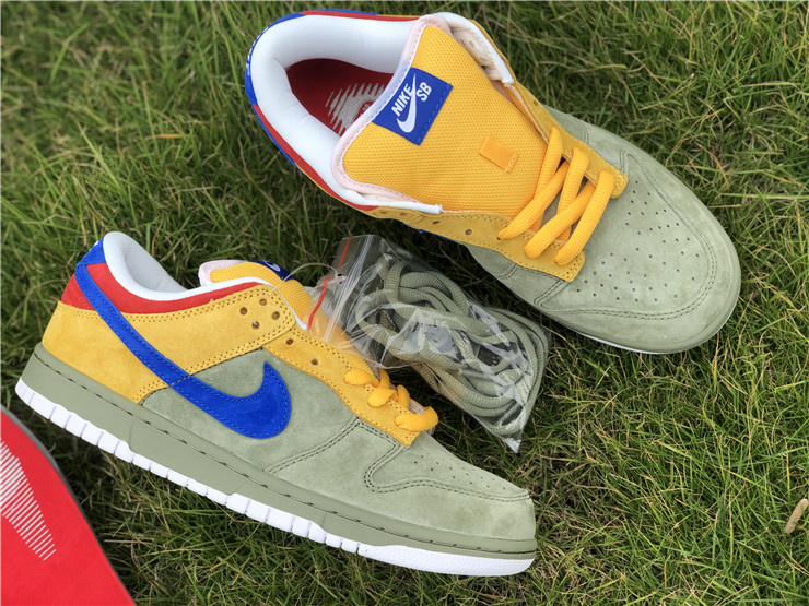 Nike Dunk Low Premium SB Puff-n-Stuff Green Sneakers