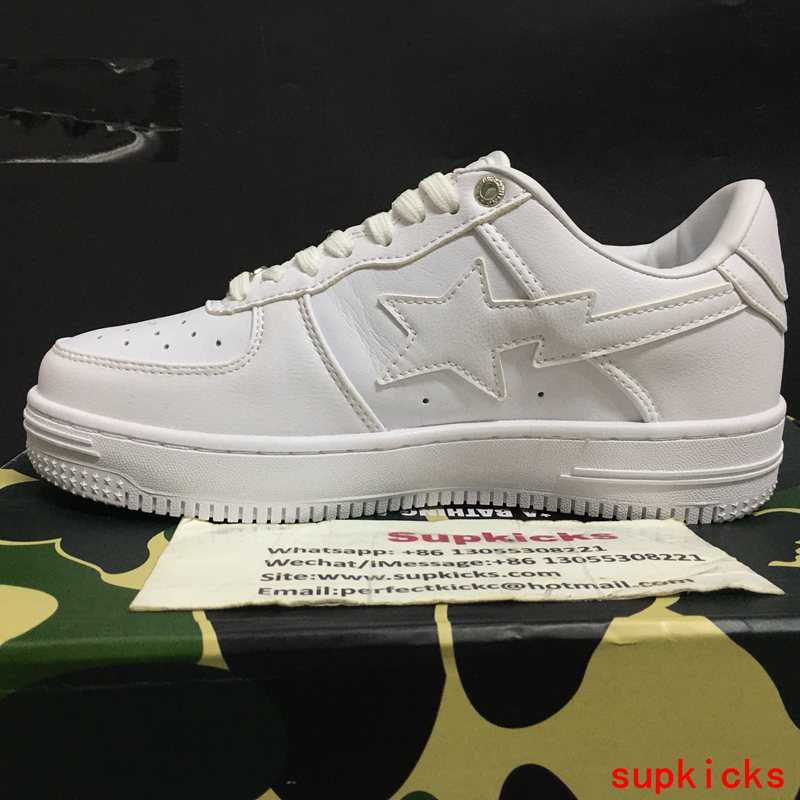 A Bathing Ape Bape Sta Triple White
