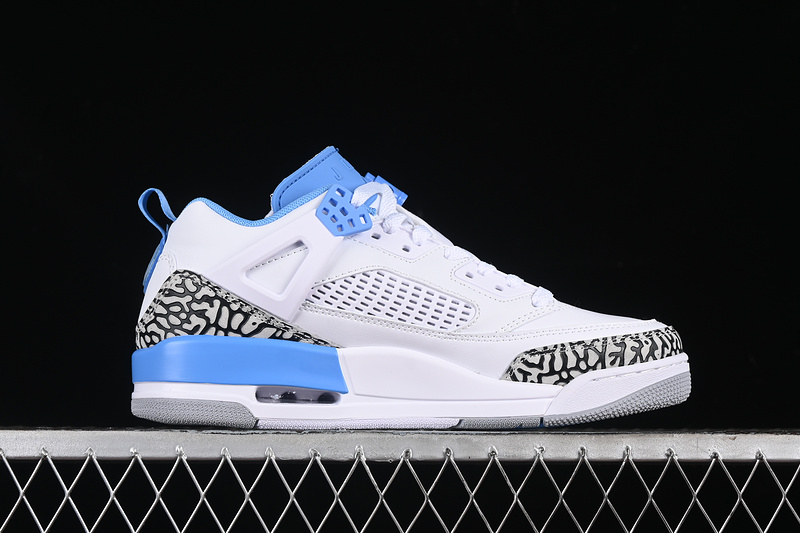 Nike Air Jordan Spizike Low White University Blue Grey Sneakers