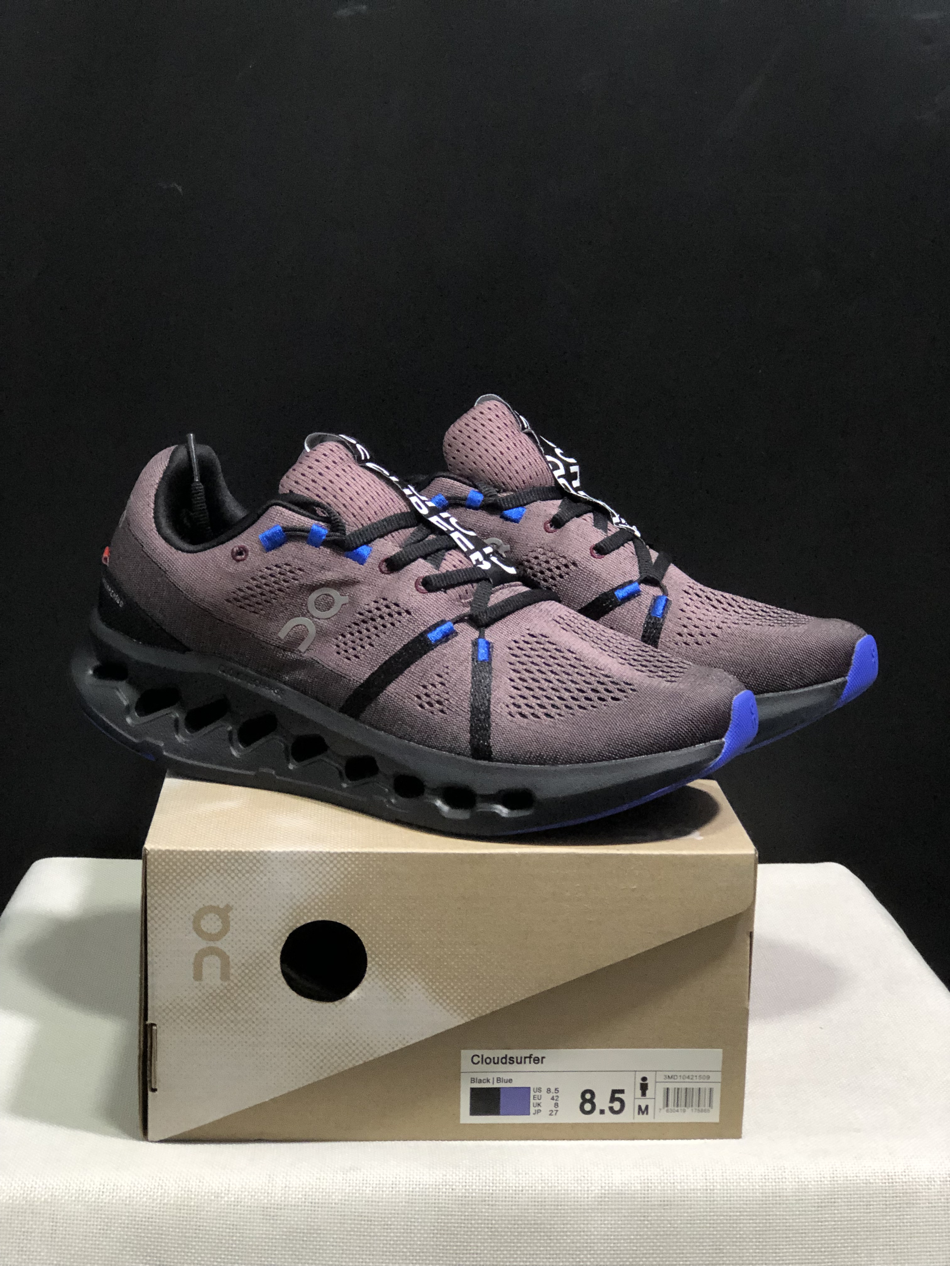 On Running Cloudsurfer Training Anti-Slip Running Shoes Black/Cobalt