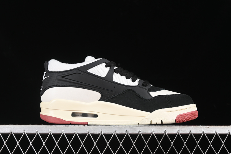 Nike Air Jordan 4 Remastered Black Canyon Rust Coconut Milk White Sneakers