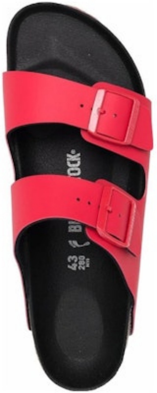 Birkenstock Arizona Black Soft Sole Red 1022389 Fashion Slippers