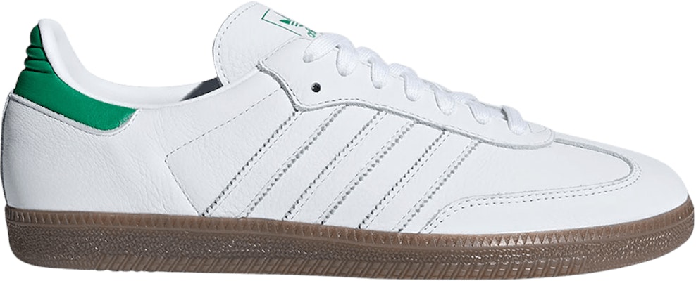 Adidas Samba Cloud White Green Gum D96783 Shoes