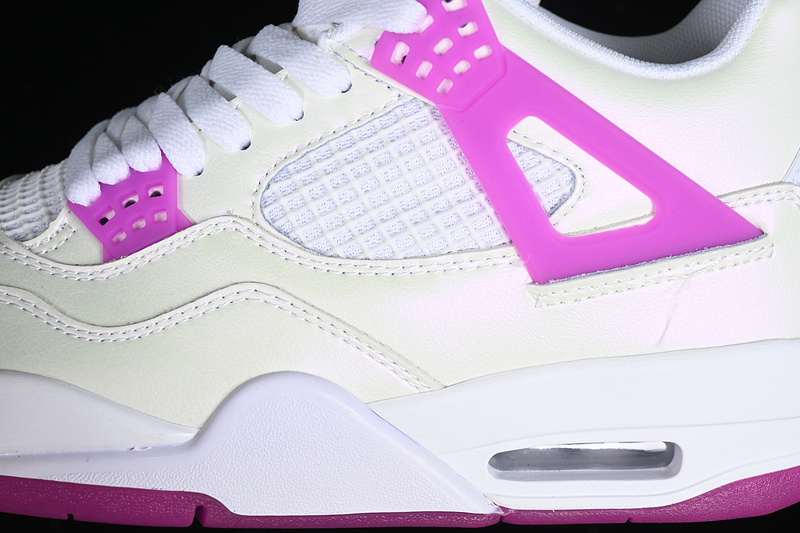 Nike Air Jordan 4 Retro Hyper Violet White Sneakers