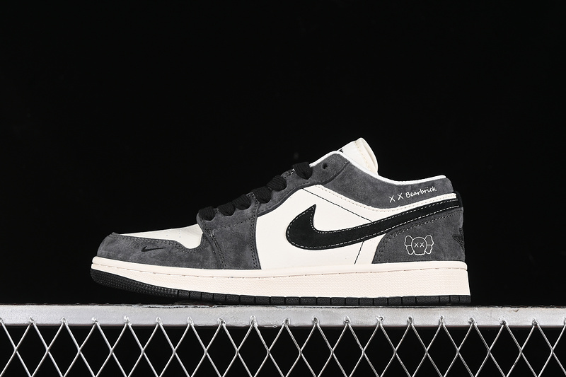 Nike Air Jordan 1 Low White Dark Grey Sneakers