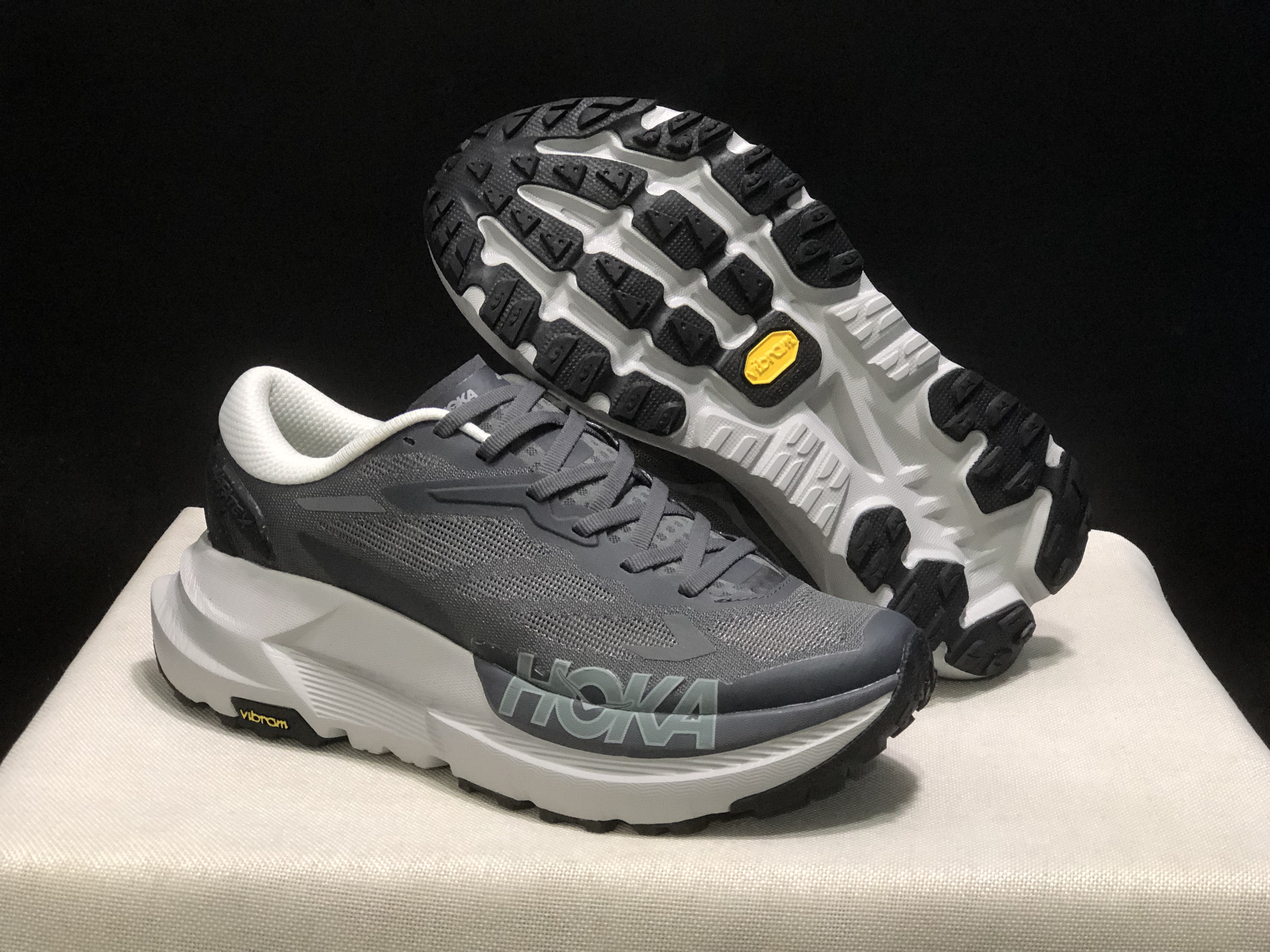 Hoka One One Mafate X Lightweight Fashion Running Shoes Sneakers Gray