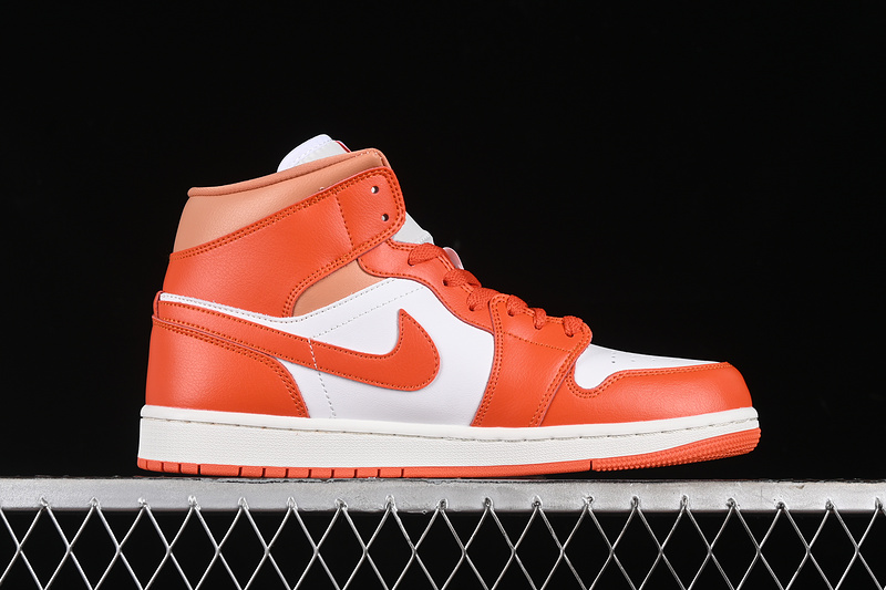 Nike Air Jordan 1 High White Orange Sneakers