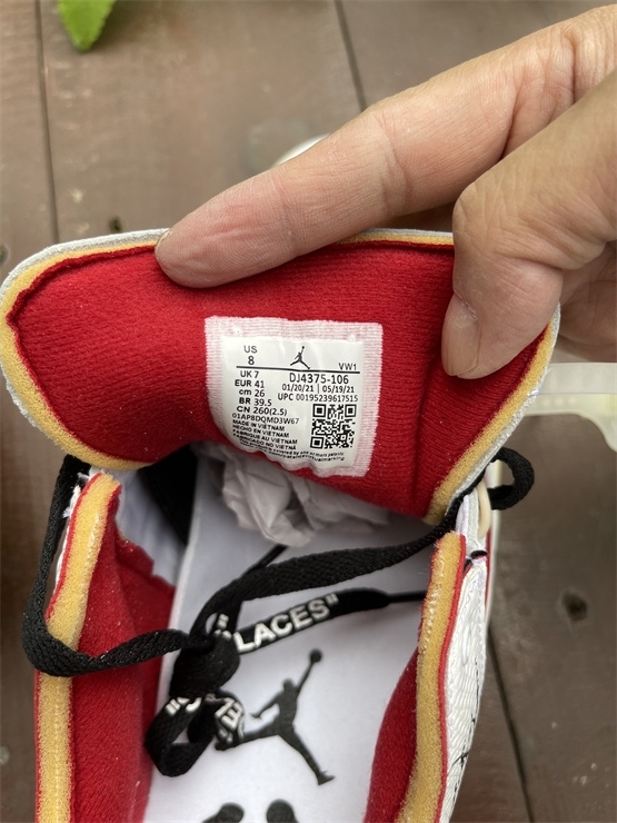 Nike Air Jordan 2 Low Off-White White And Varsity Red Sneakers