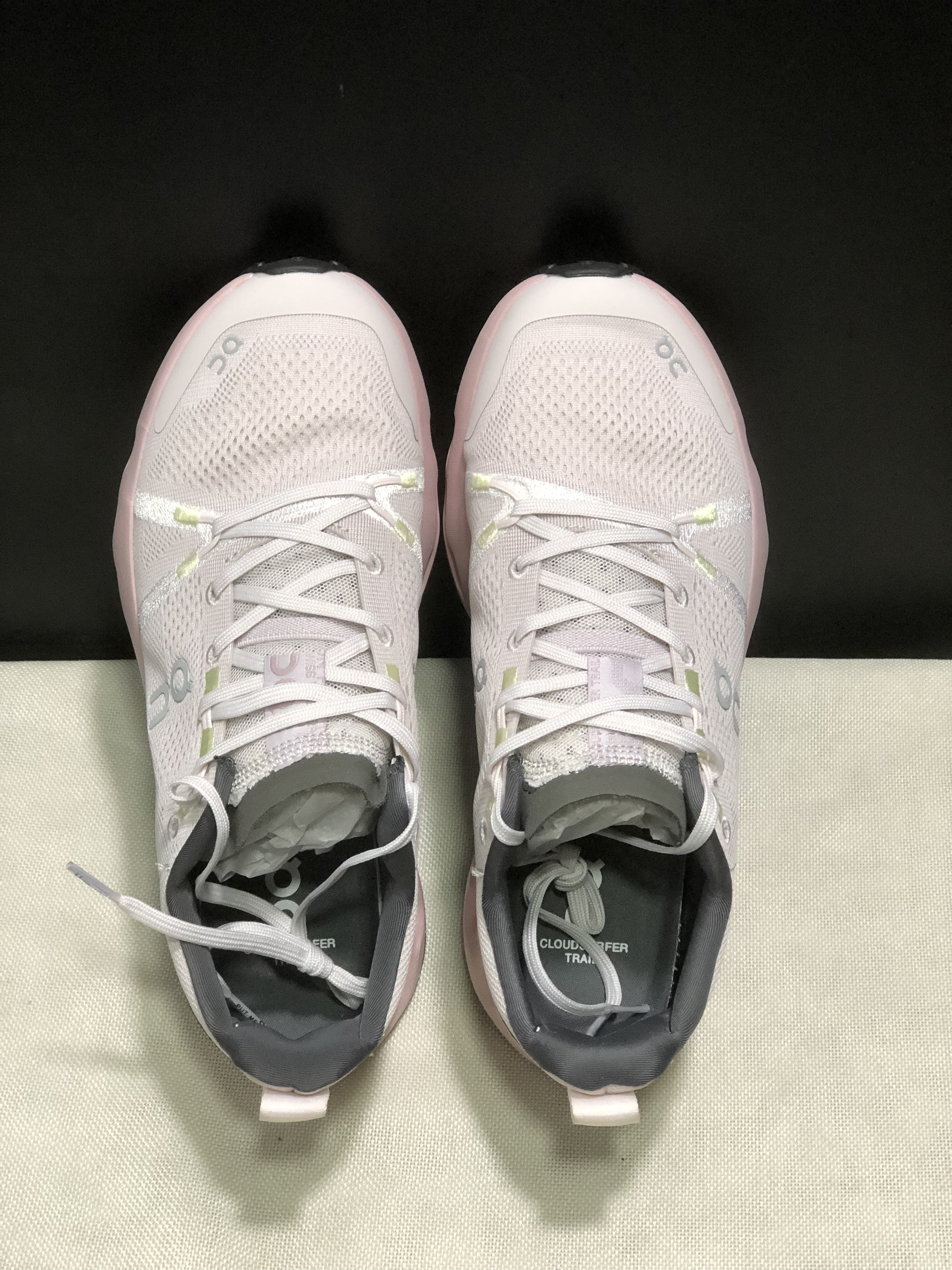 On Running Cloudsurfer 2 Casual Running Shoes Light Grey/Pink