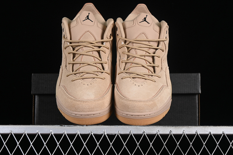Nike Air Joedan Courtside 23 Desert Baroque Brown Gum Sole Sneakers
