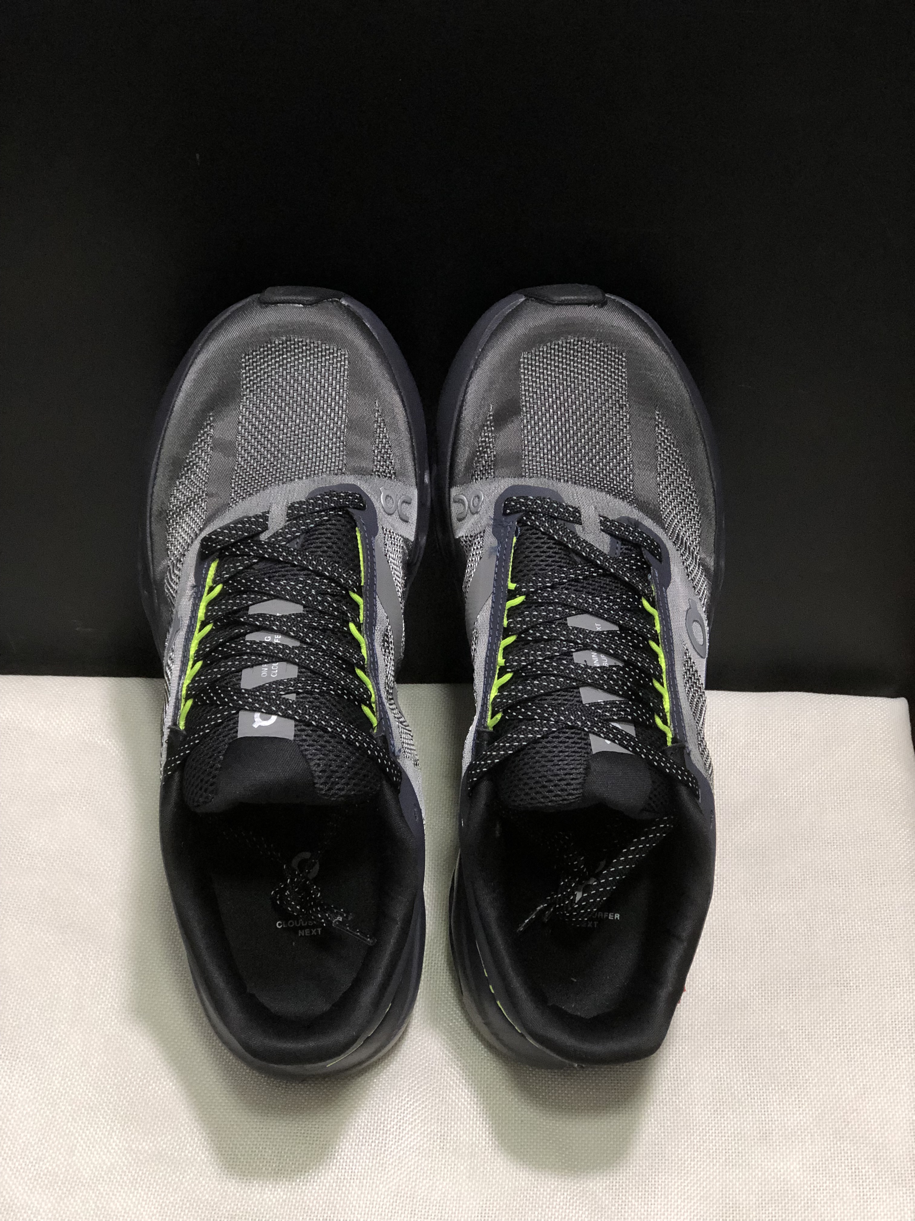 On Running Cloudsurfer Next Casual Running Shoes Black/Iron Grey