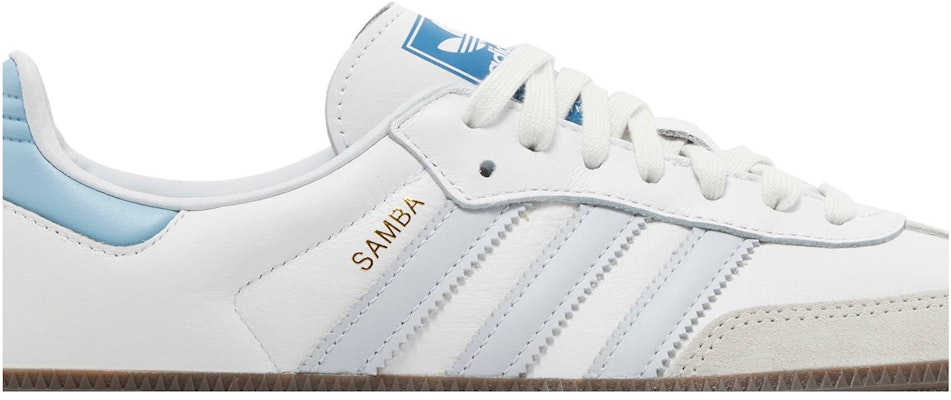 Adidas Samba White Halo Blue ID2055 Shoes