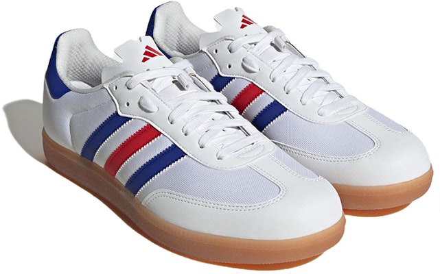 Adidas Velosamba White Blue Scarlet IE7022 Shoes