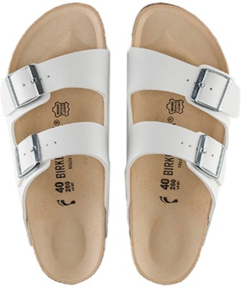 Birkenstock Arizona 51731 Regular White Fashion Slippers