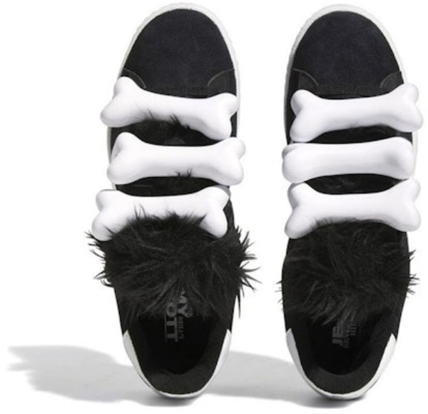 Jeremy Scott Adidas Campus 80s Bones - Black HQ4493 Shoes