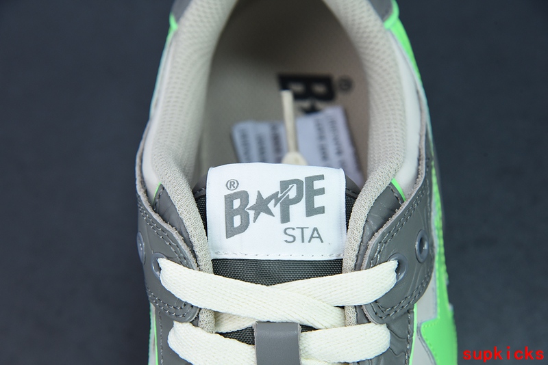 A Bathing Ape Bape Sta Low Grey Green