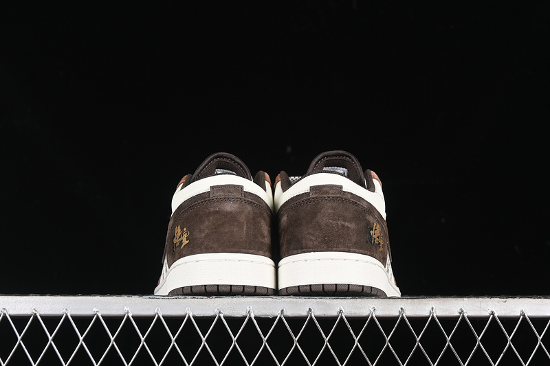 Nike Air Jordan 1 Low Black Myth Game White Brown Sneakers