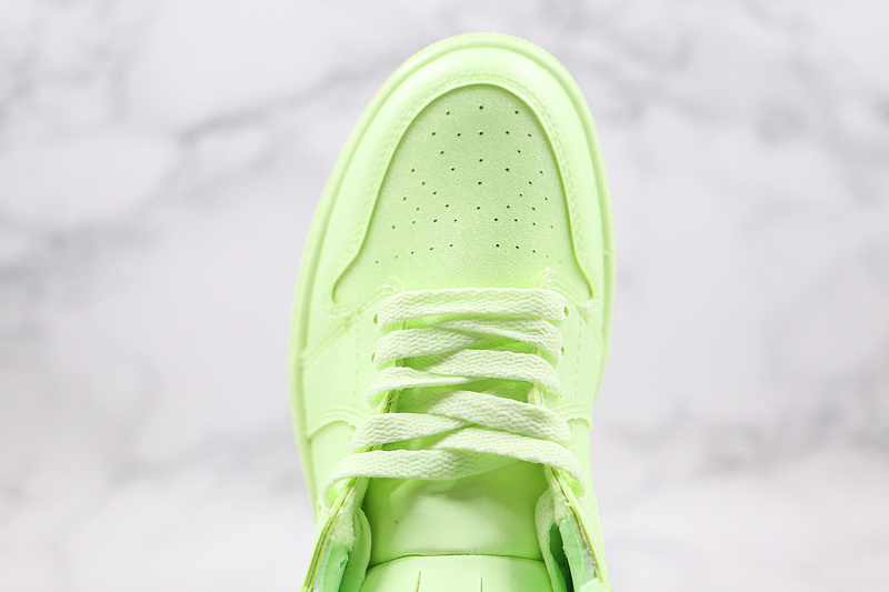 Nike Air Jordan 1 Retro High Tripple Barley Volt Green Sneakers