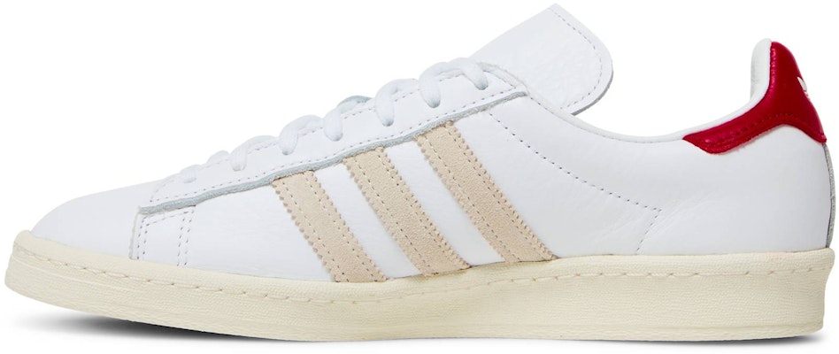 KITH Adidas Campus 80s Classics Program - White Red GY2542 Shoes