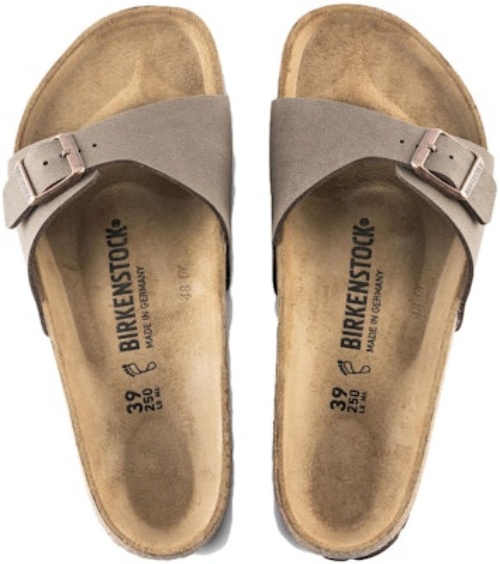 Birkenstock Madrid Birko-Flor Birkibuc 0040093 Narrow Mocca Fashion Slippers