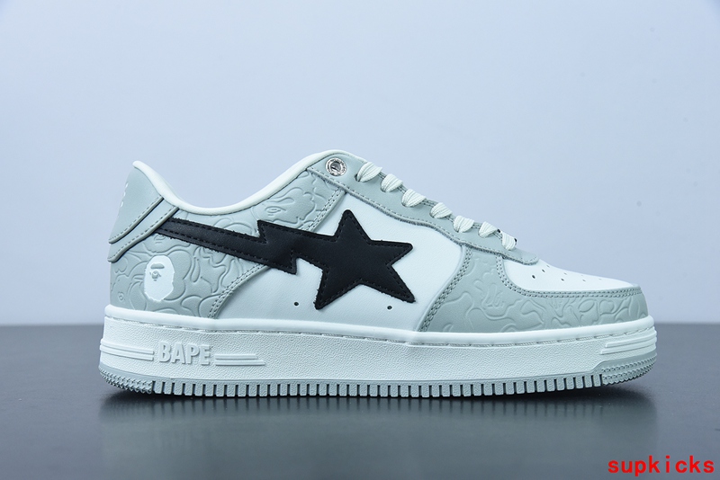A Bathing Ape Bape Sta Low Grey Black