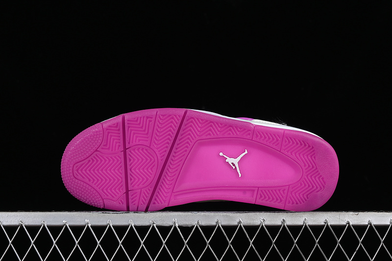 Nike Air Jordan 4 Retro Hyper Violet White Sneakers