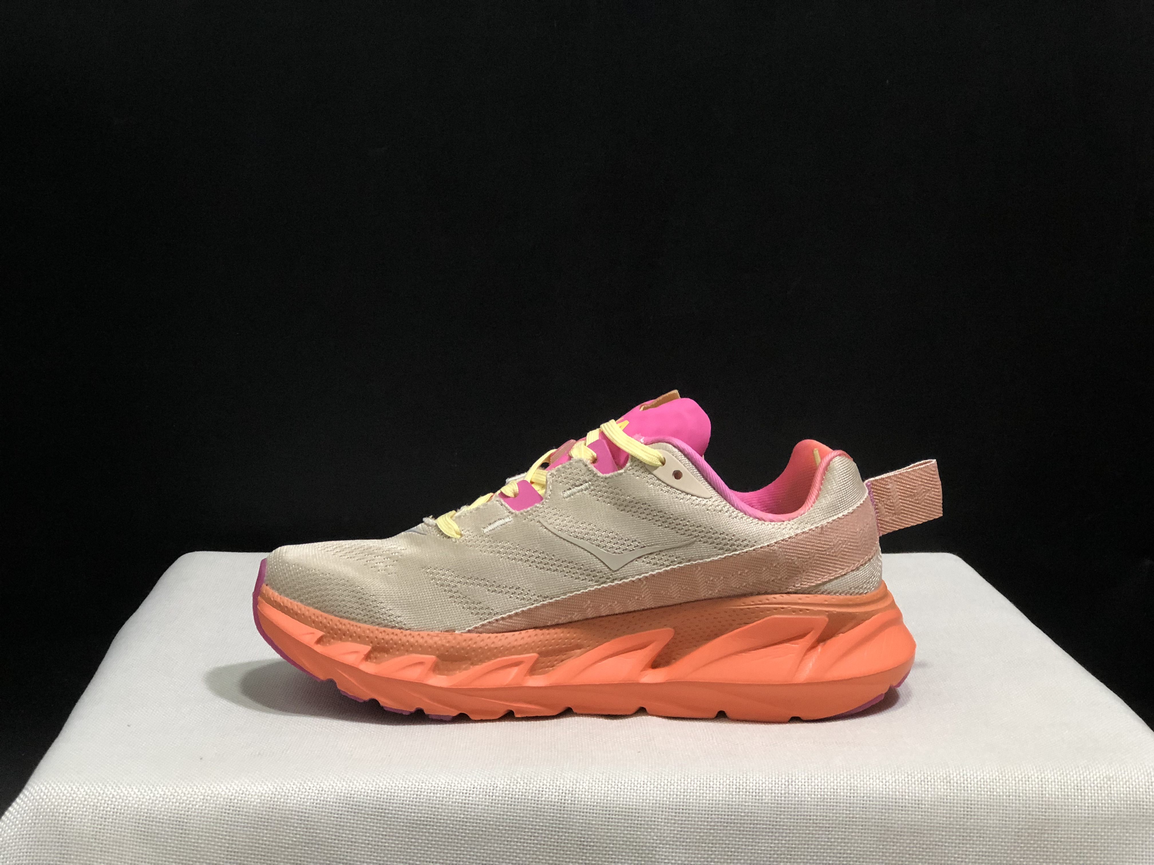 Hoka One One Elevon 2 Anti-slip Wear-resistant Running Shoes Sneakers Beige