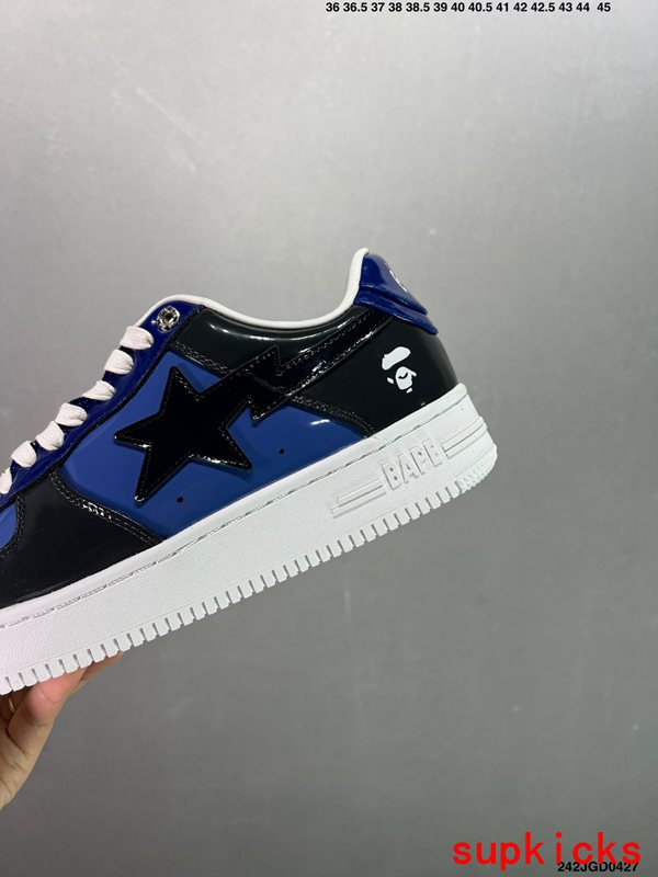 A Bathing Ape Bape Sta Low Black Blue