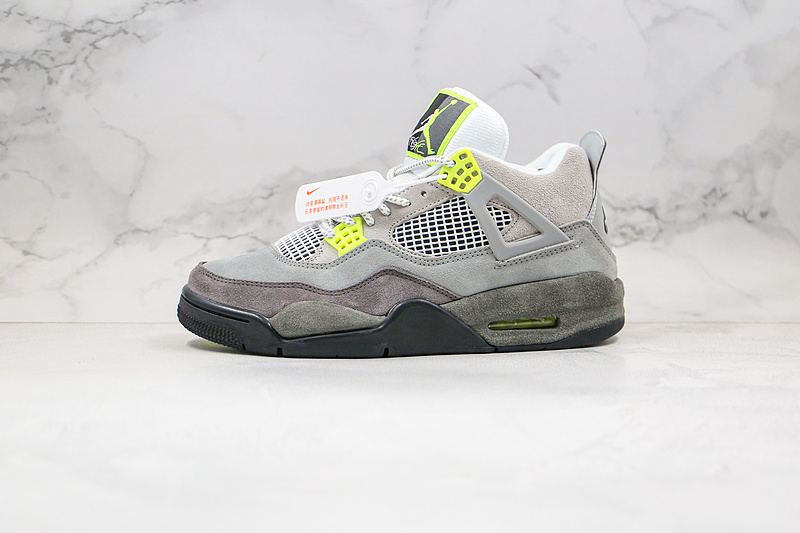 Nike Air Jordan 4 Retro SE Mid Neon Green Black Shoes