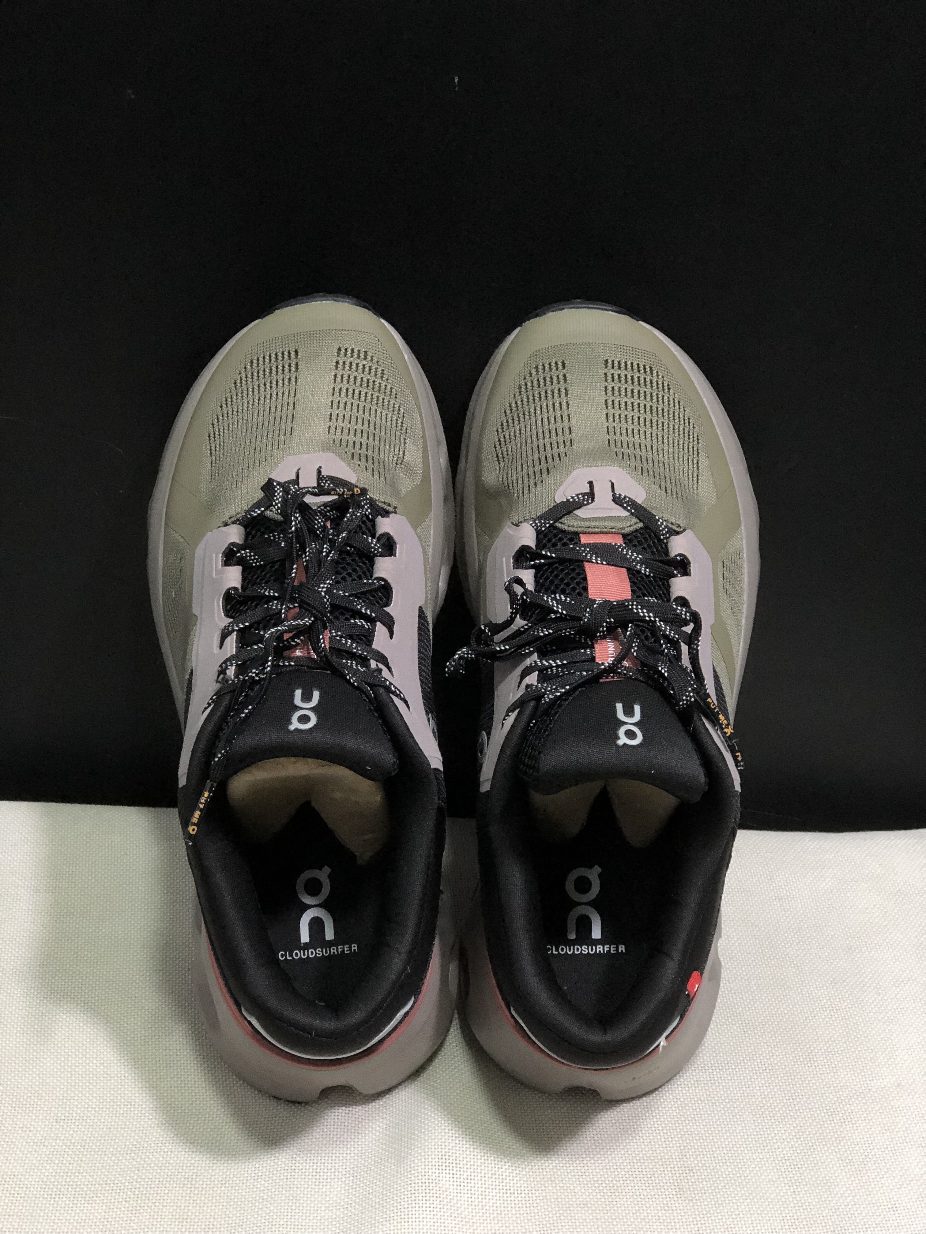 On Running Cloudrunner 2 Mesh Breathable Running Shoes Black/Military Green