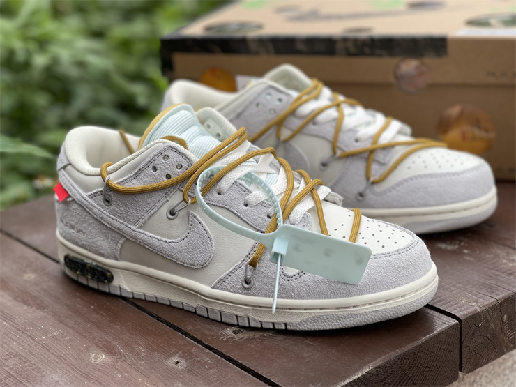 Nike Dunk Low Off-White Lot 37 of 50 White Sneakers