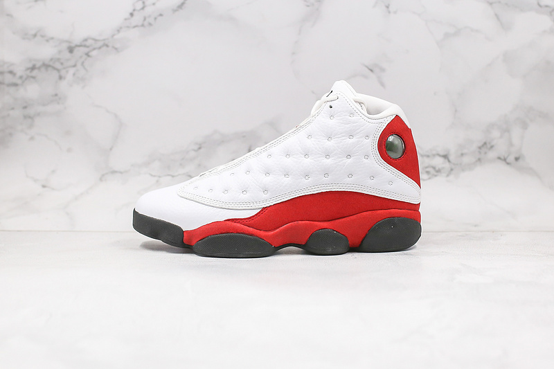 Nike Air Jordan 13 Retro White Cherry Red Sneakers